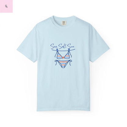 Bikini tshirt, Comfort Colors summer tee,  Beach Lover T-shirt, Vacation shirt, gift for her, unisex The flirty crow