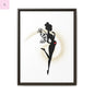 Framed Fairy Art Print - Enchanting Decor for Expecting Mothers, Baby Shower Gift, Elegant Nursery Wall Art, Whimsical Home Accent The flirty crow