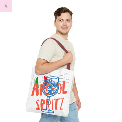 Aperol Spritz Tote Bag, Stylish Beach Bag, Summer Accessory, Gift for Cocktail Lovers, Travel Bag, Fun Party Tote The flirty crow