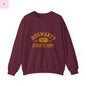 Hogwarts Harry Potter Maroon Sweatshirt - Unisex Crewneck sweatshirt for Fans, Gifts, Warmth - Gilden Quality athletic the flirty crow