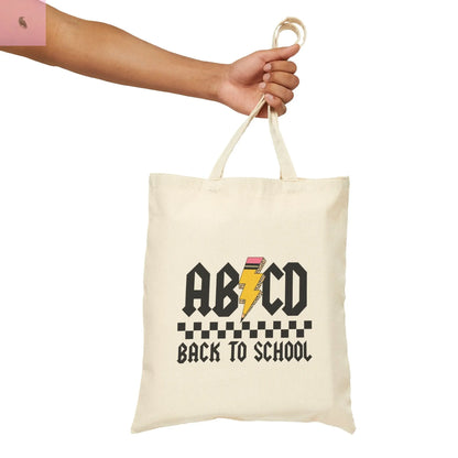 Back to School Tote the flirty crow