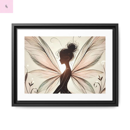 Framed Canvas Fairy wall art - The flirty crow