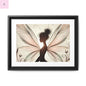 Framed Canvas Fairy wall art - The flirty crow