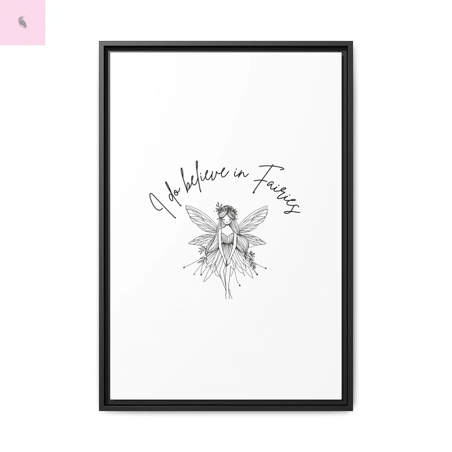Fairies Canvas, Framed (Multi-color) - The flirty crow