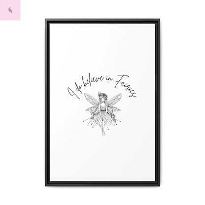 Fairies Canvas, Framed (Multi-color) - The flirty crow