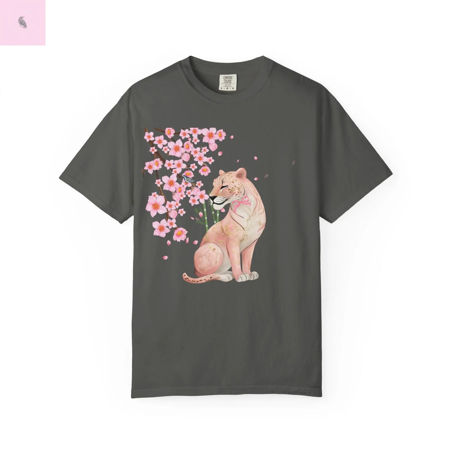 Chinoiserie Leopard T-shirt The flirty crow