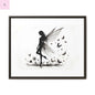 Fairy Canvas Wall Art - The flirty crow