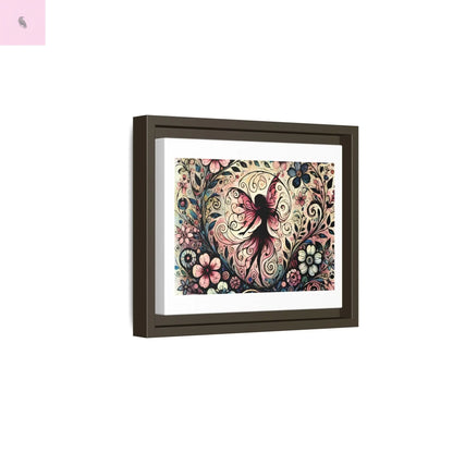 Framed Canvas Fairy art - The flirty crow