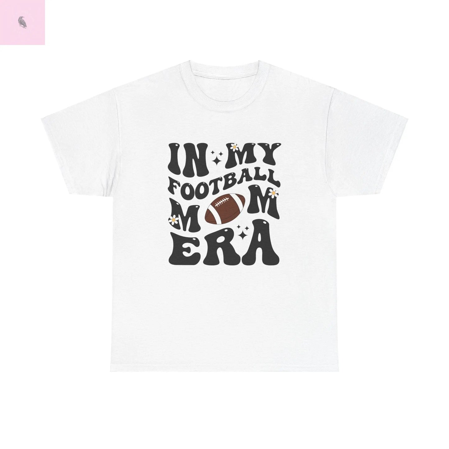 In my football mom ERA. Soft high quality cotton tee. Retro, trending, fun and cute! the flirty crow