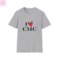 I Love CMC Unisex 49erT-Shirt, gift for niner fan, Game Day tee, 49er tshirt Printify