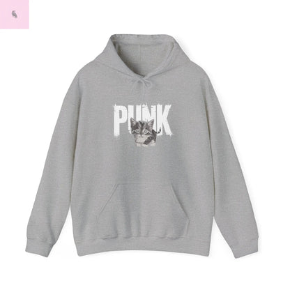 Punk Rock Cat Hoodie the flirty crow