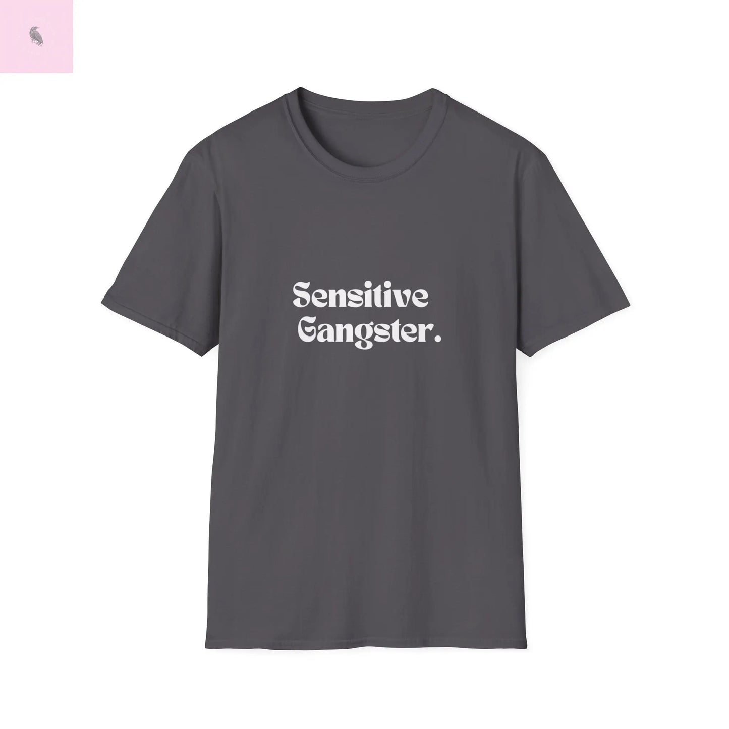 Sensitive Gangster tshirt,  Unisex  beachT-Shirt,  Funny summer top, Gift for Him/Her, Casual Wear, trending tee, cotton soft  top The flirty crow