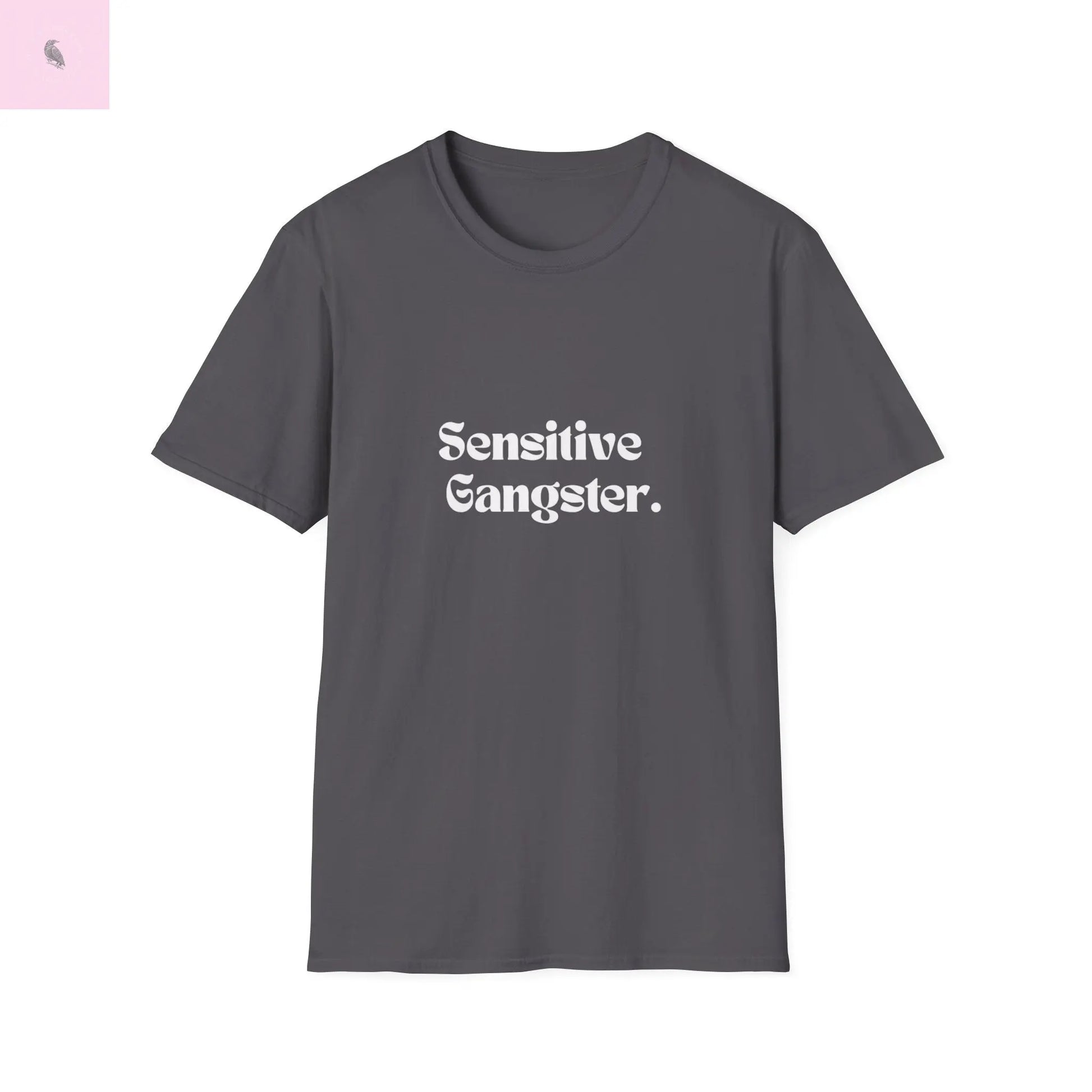 Sensitive Gangster tshirt,  Unisex  beachT-Shirt,  Funny summer top, Gift for Him/Her, Casual Wear, trending tee, cotton soft  top The flirty crow