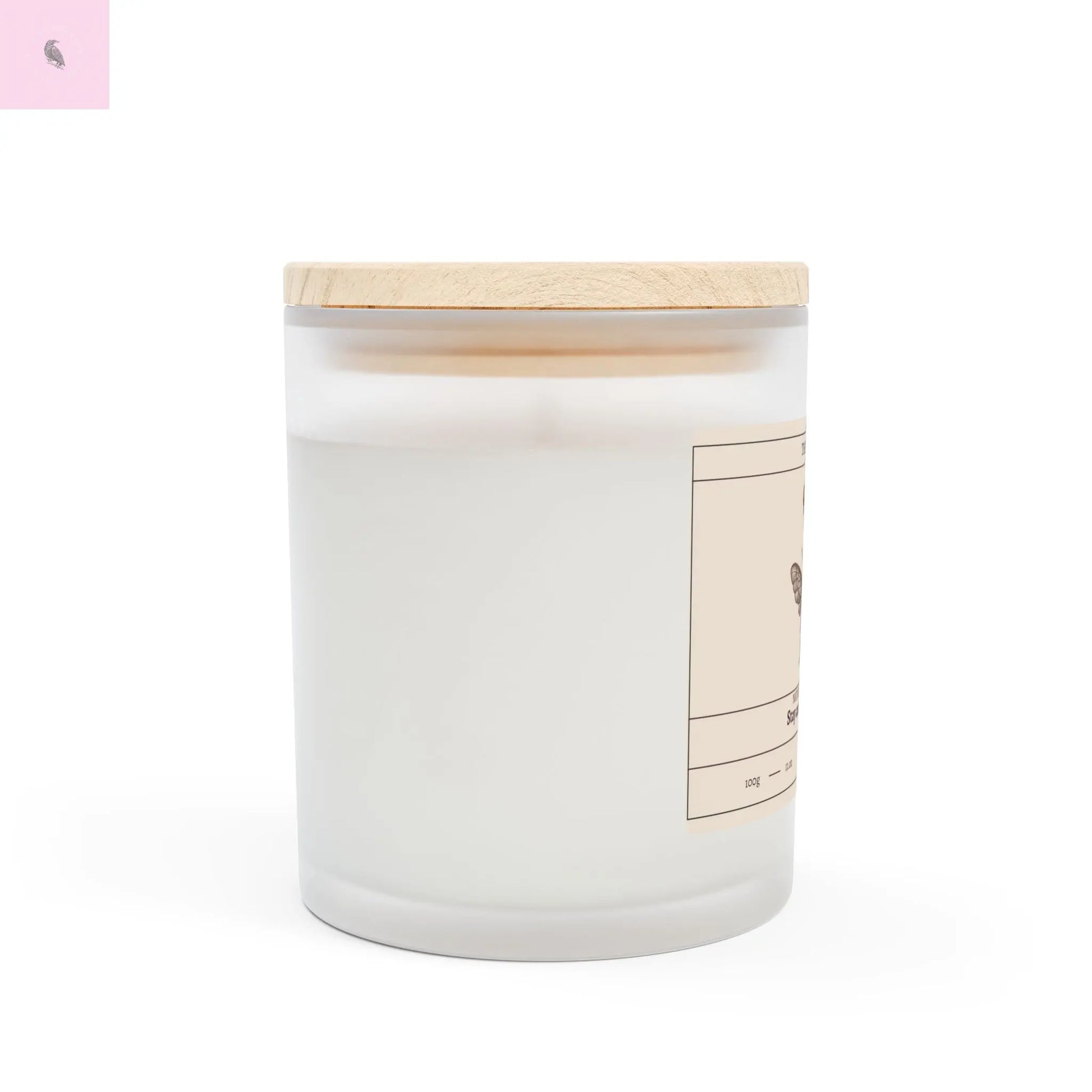 Natural Soy Wax- Queen bee candle 11oz Frosted Glass The flirty crow