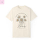 Sunflowers tshirt, positive, unisex cotton sunflower tshirt. High quality tee the flirty crow