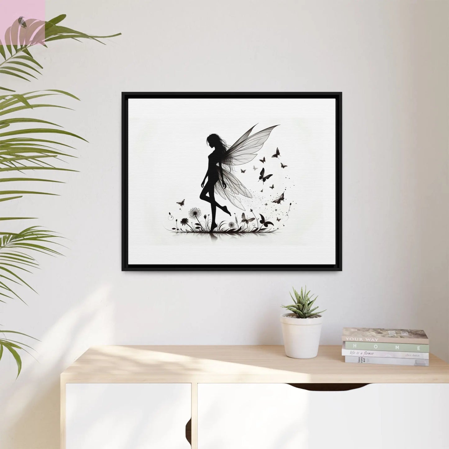 Fairy Canvas Wall Art - The flirty crow