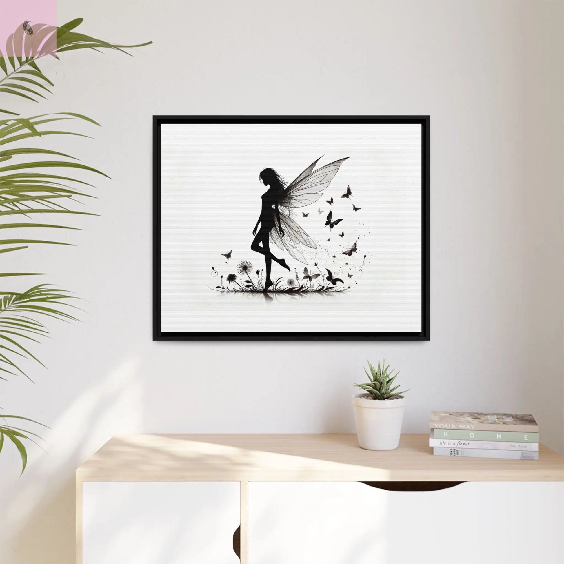 Fairy Canvas Wall Art - The flirty crow