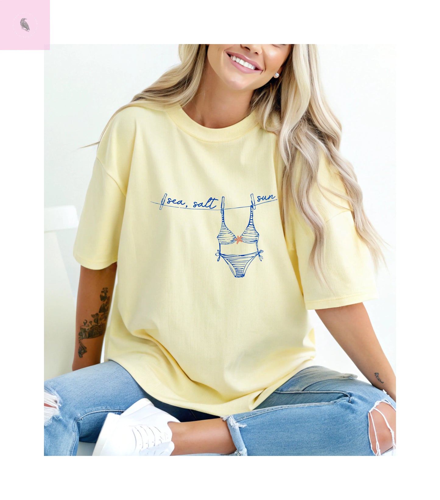 Summer beach tee, Beach Vacation  tshirt, Comfort Colors tee, Unisex T-shirt , gift for her,beach lover gift. The flirty crow