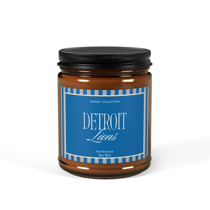 Detroit Lions Scented Soy Candle