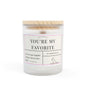 My favorite person candle The flirty crow