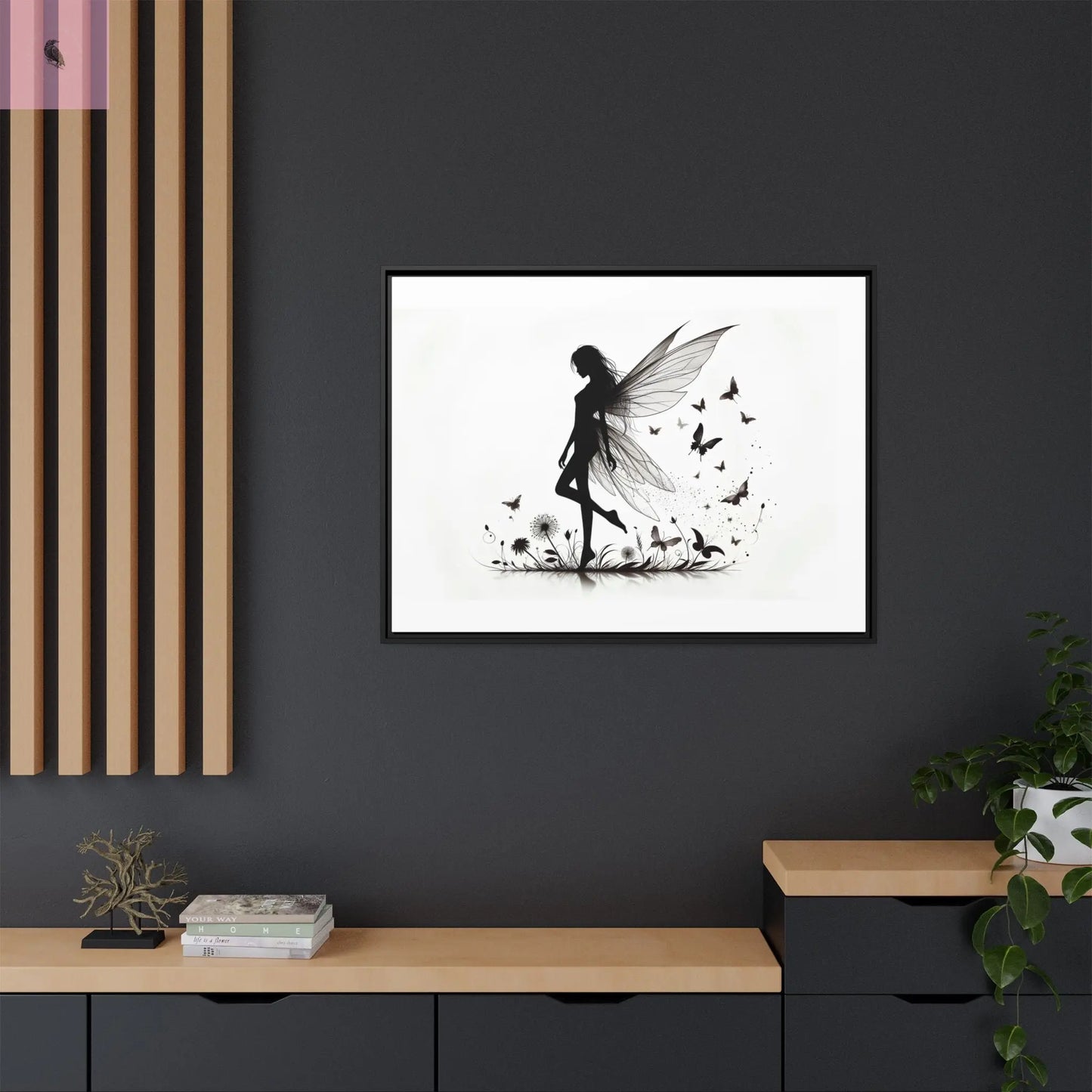 Fairy Canvas Wall Art - The flirty crow