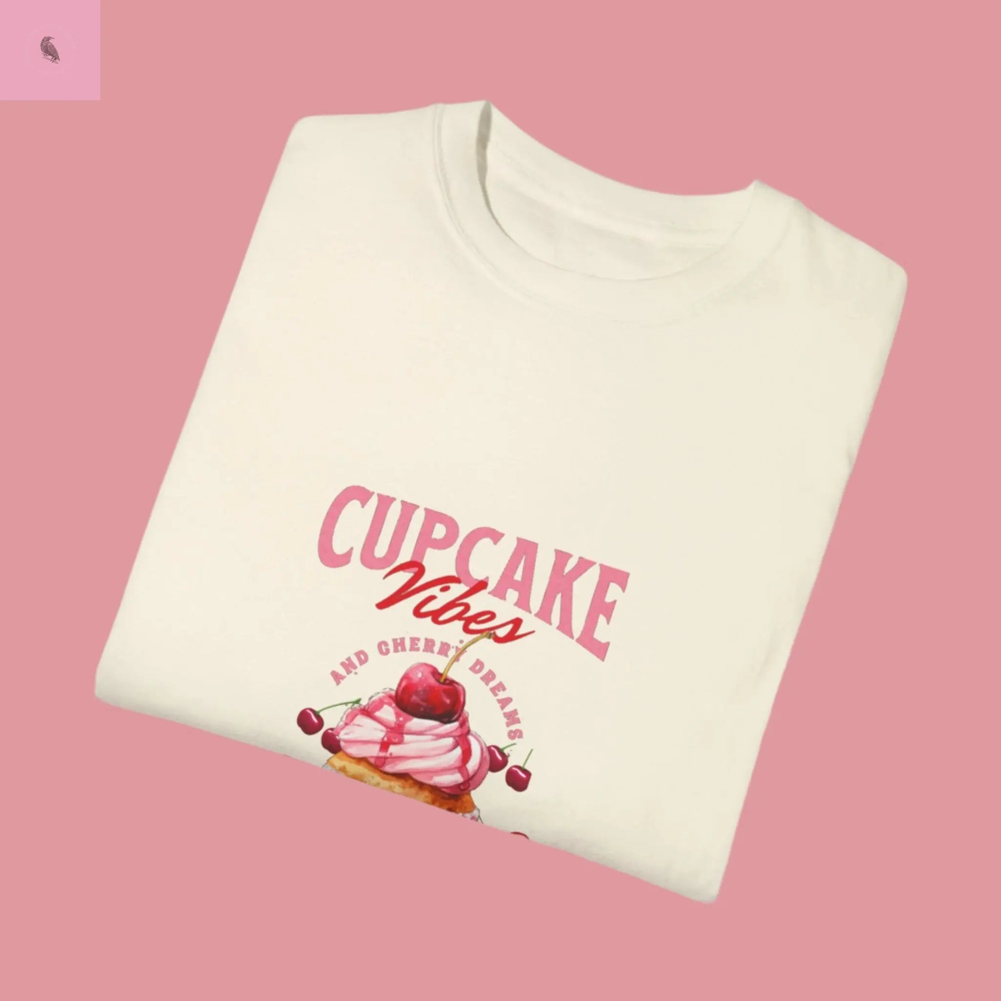 Cupcake Vibes Unisex T-shirt, Cute Dessert Tee, Bakery Lover Gifl, Foodie Fashion The flirty crow