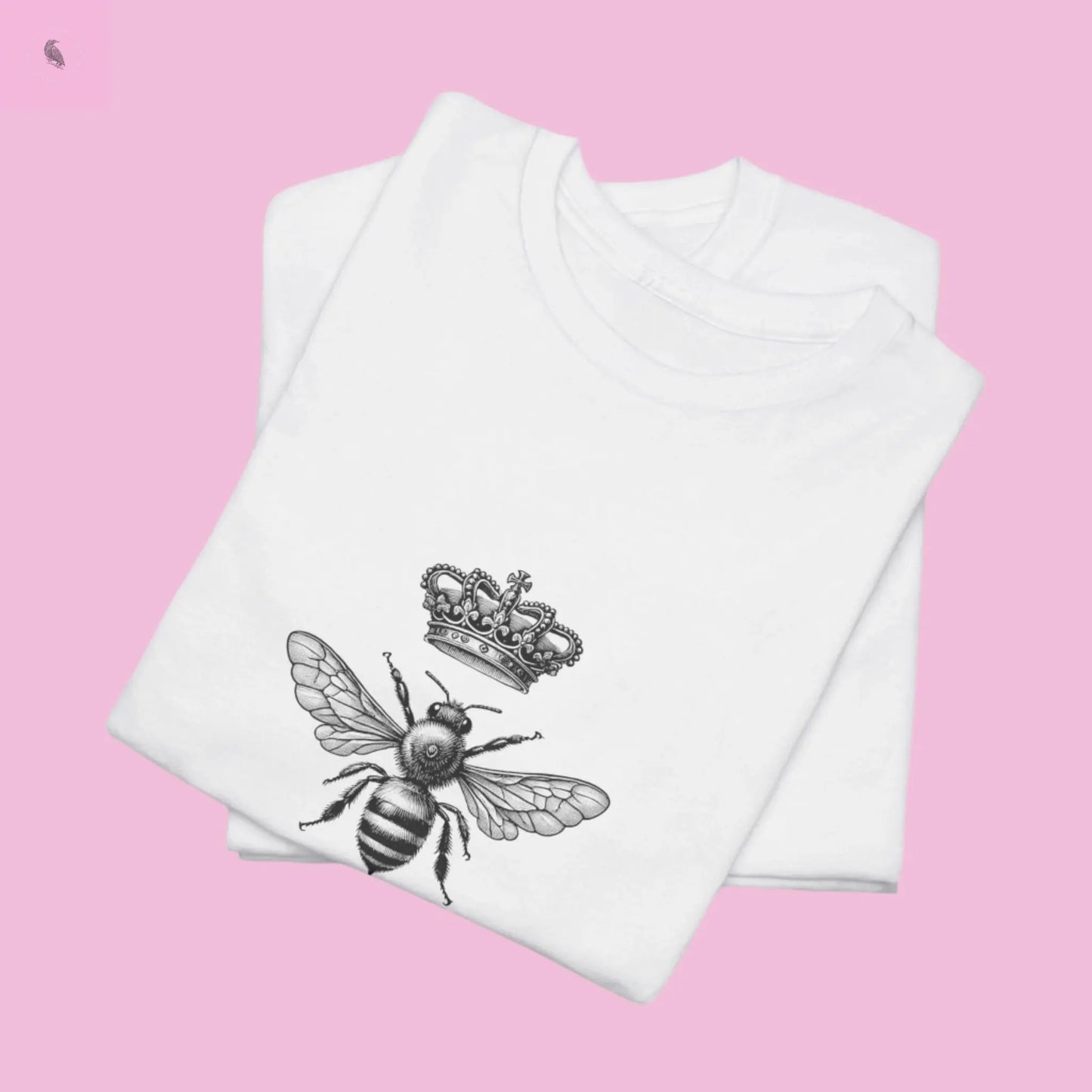 Queen Bee Unisex Heavy Cotton Tee - Stylish and Comfortable The flirty crow