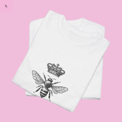 Queen Bee Unisex Heavy Cotton Tee - Stylish and Comfortable The flirty crow