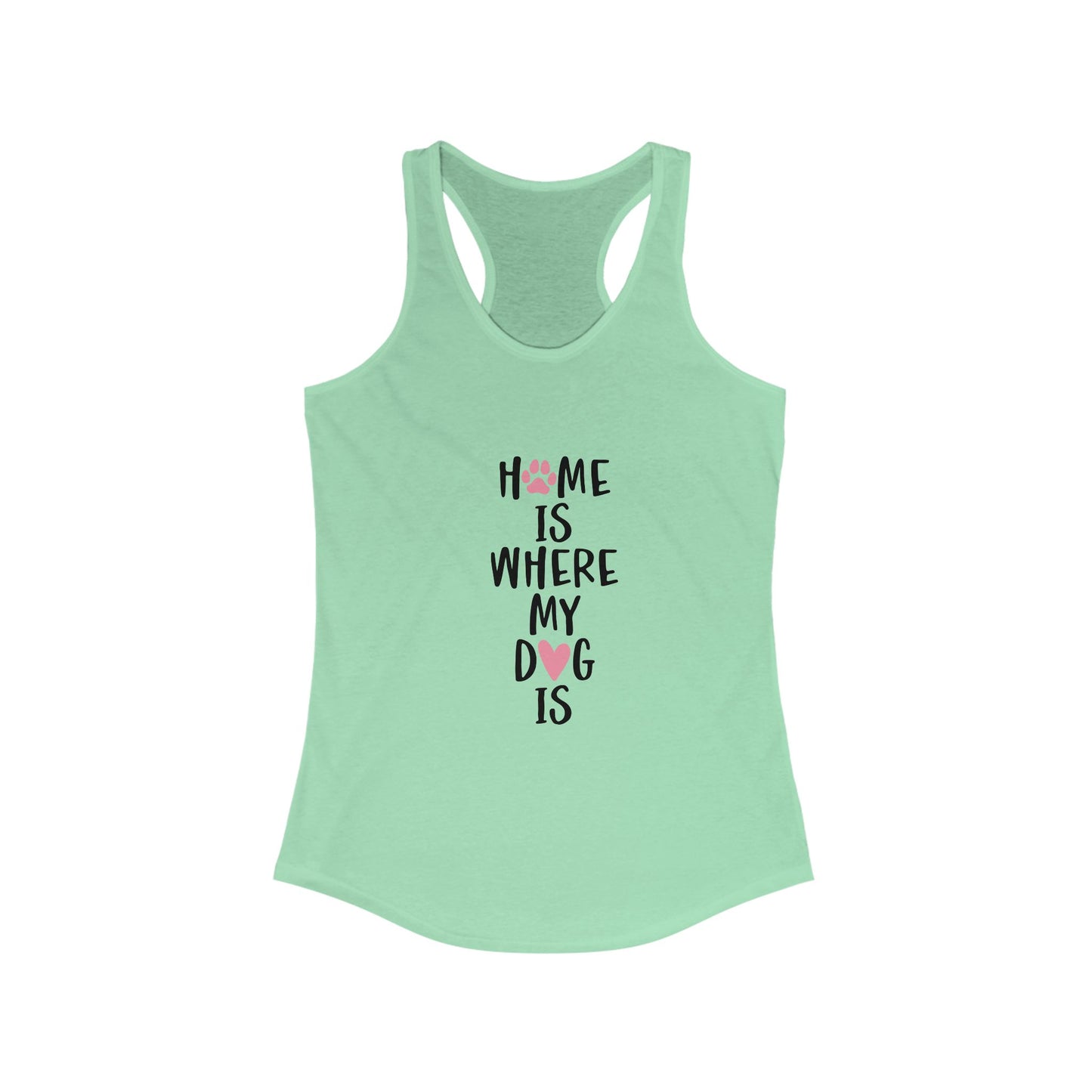 Dog lovers racerback tank top