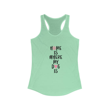 Dog lovers racerback tank top