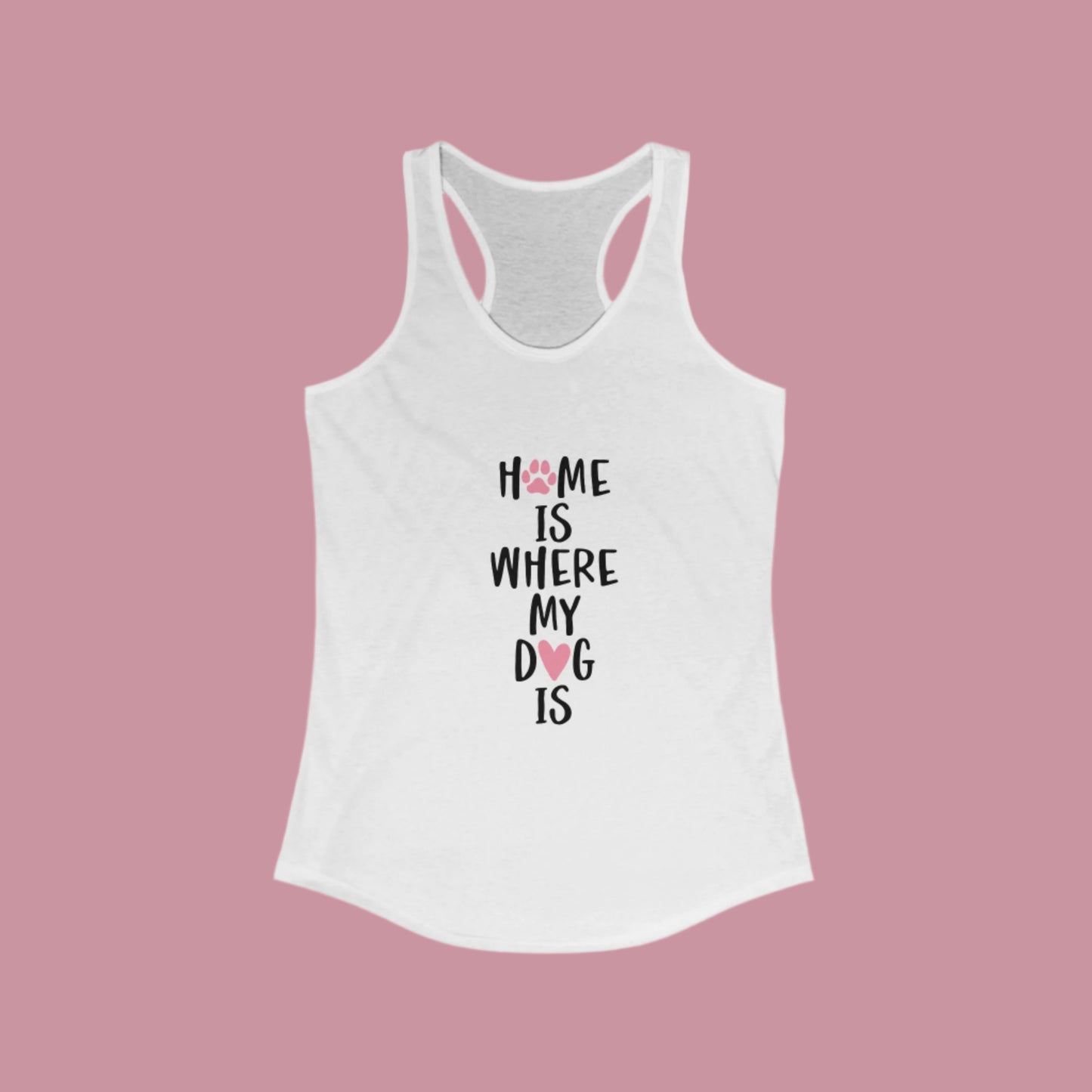 Dog lovers racerback tank top