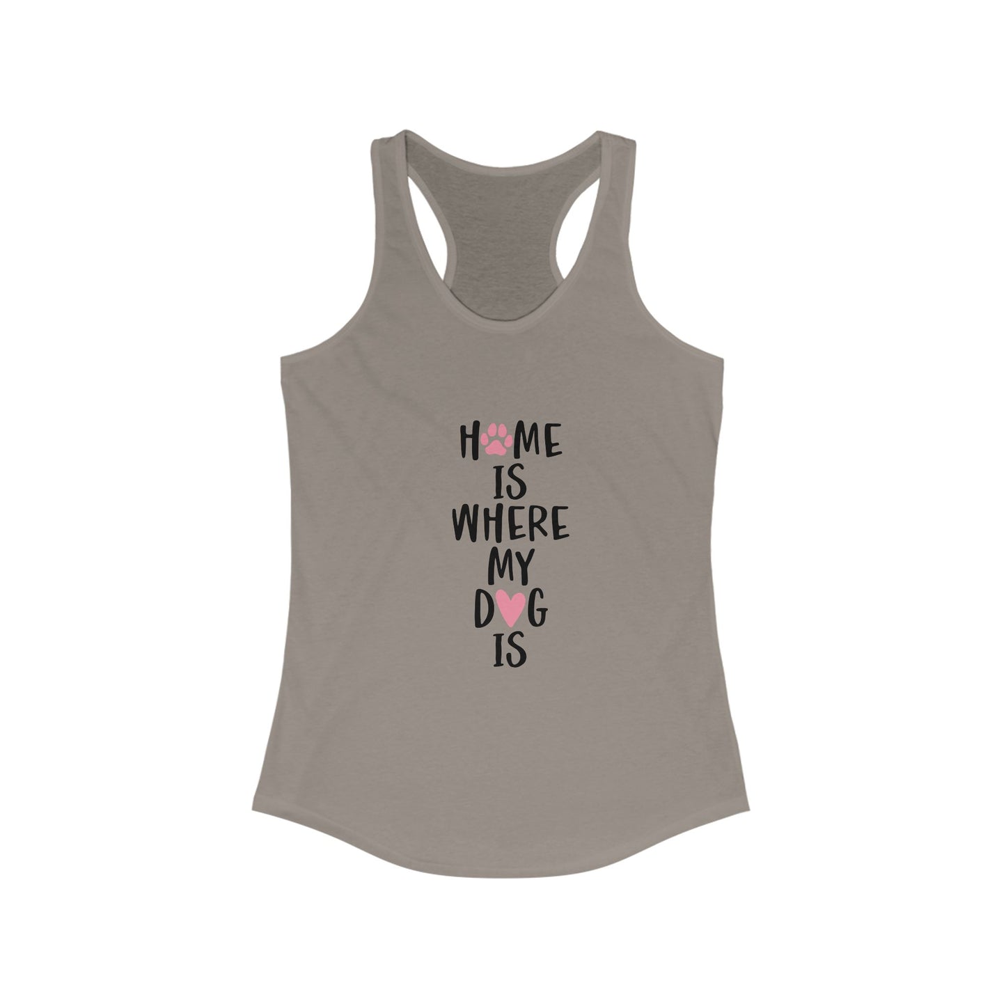 Dog lovers racerback tank top