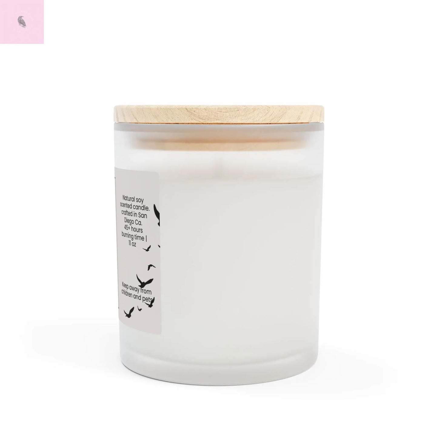 My favorite aunt  scented soy wax candle. the flirty crow