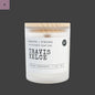 Frosted Glass Kansas City football lovers Candle The flirty crow