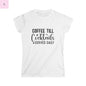 Women's Tee - Coffee Lover Cocktail Enthusiast Fun Tshirt the flirty crow