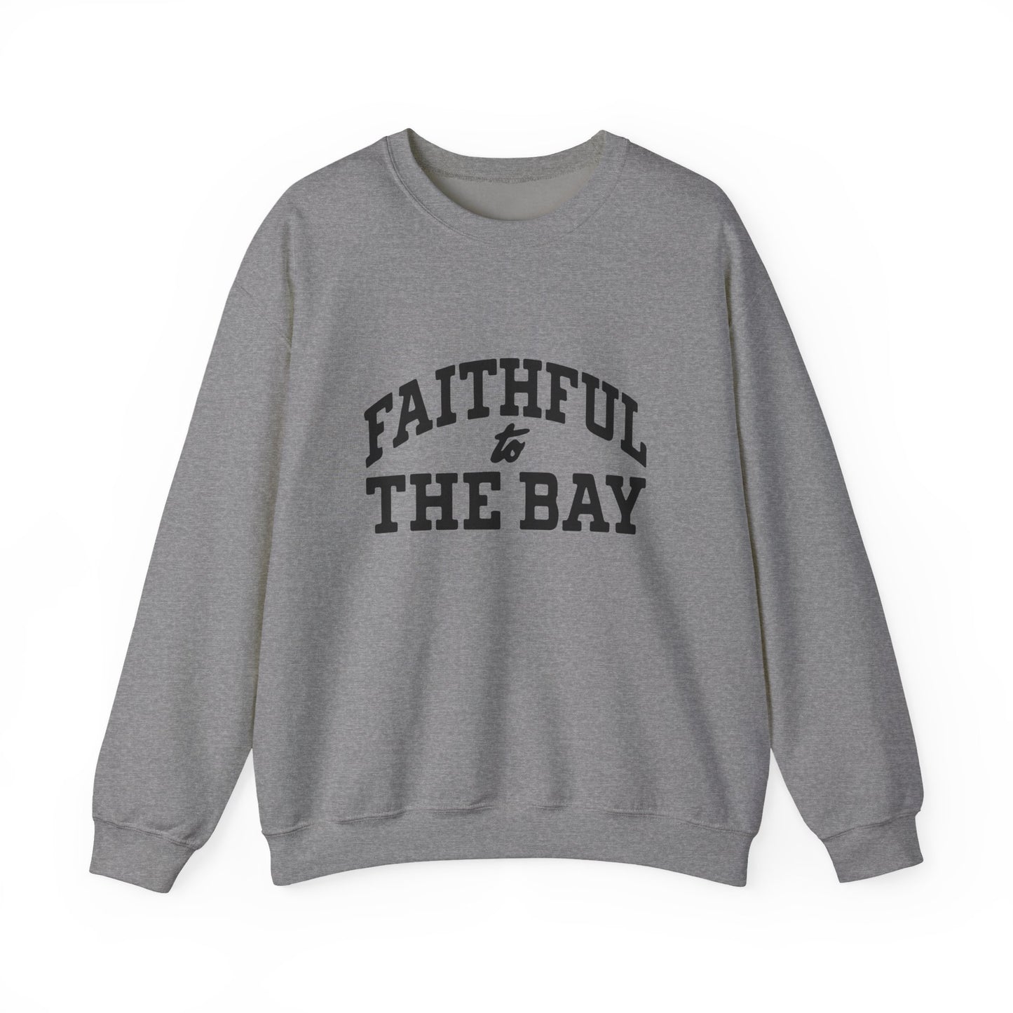 Faithful to the Bay Crewneck Sweatshirt, Personalized 'Warner 54' Team-Style Pullover