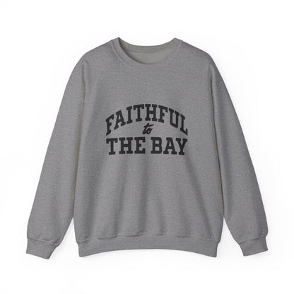 Faithful to the Bay Crewneck Sweatshirt, Personalized 'Warner 54' Team-Style Pullover