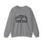 Faithful to the Bay Crewneck Sweatshirt, Personalized 'Warner 54' Team-Style Pullover