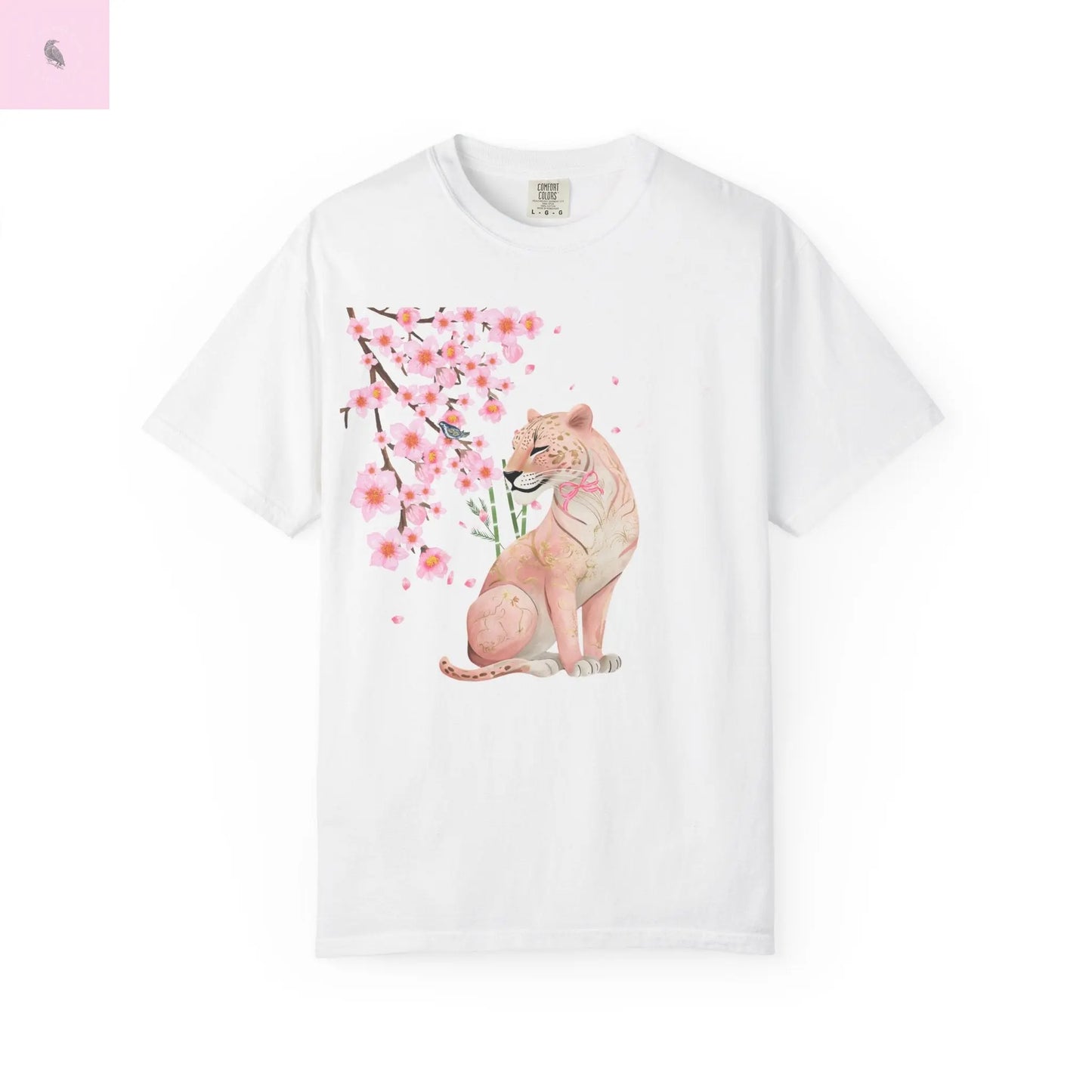 Chinoiserie Leopard T-shirt The flirty crow