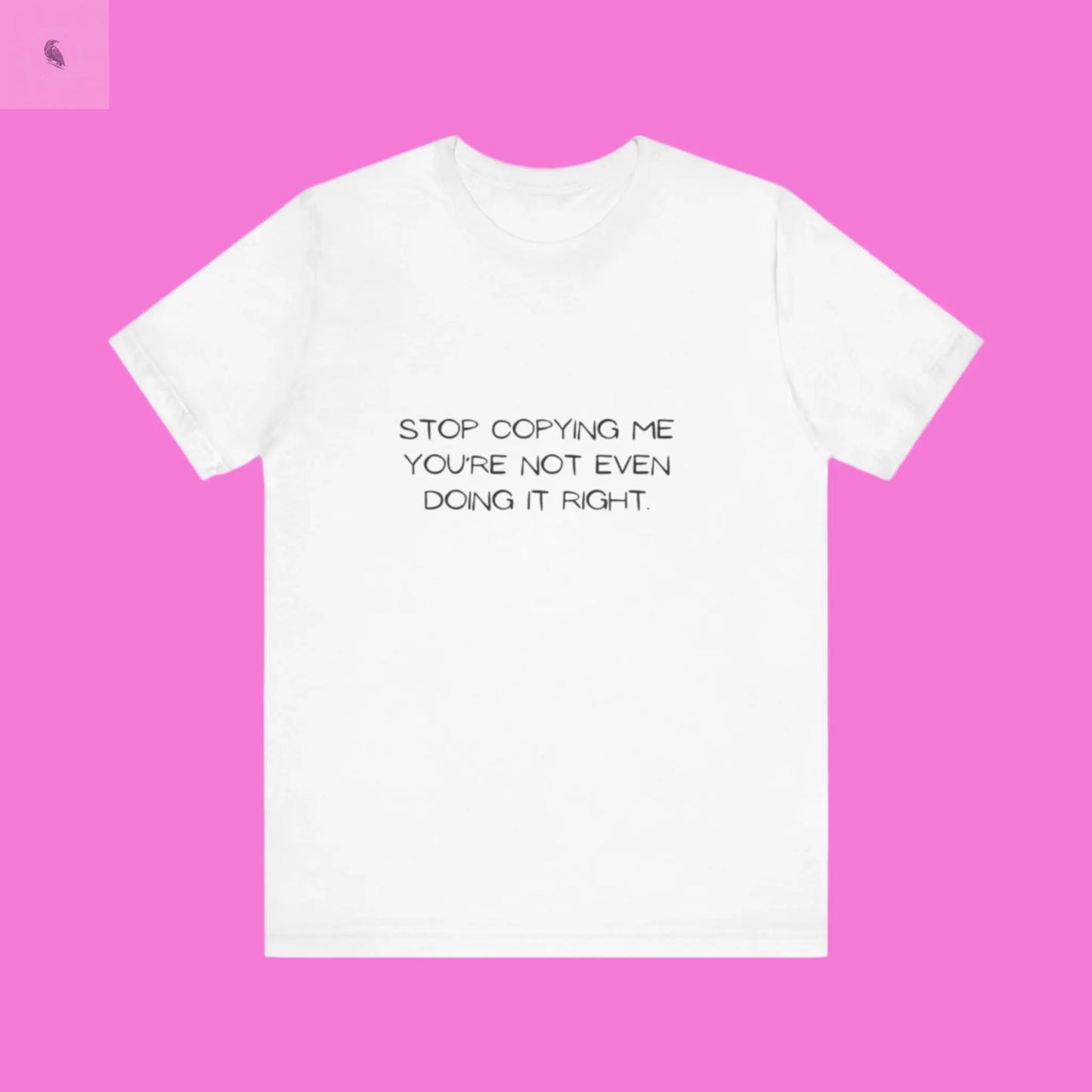 Graphic Unisex Tee - Fun and Playful Design The flirty crow
