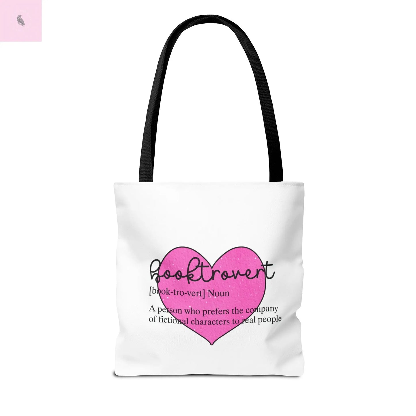 Book Lover Tote Bag, Bookish Gift, Reading Accessories, Tote for Introverts, Eco-Friendly Shopping Bag, Cute Literary Design Printify