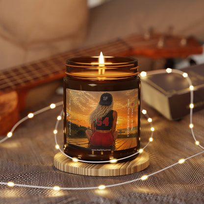 San Francisco football fan candle, Game Day Candle, Gift for 49er football fan, sports gift