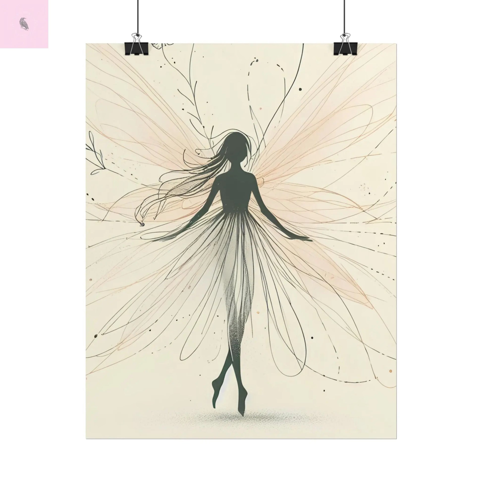 Fairy Poster - The flirty crow
