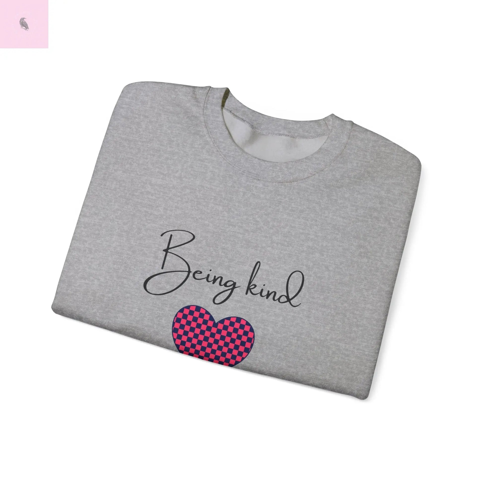 Kindness is Cool Crewneck Sweatshirt The flirty crow