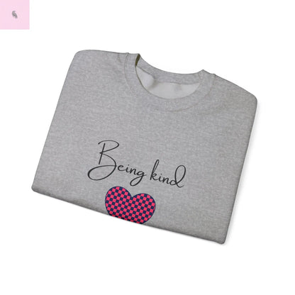 Kindness is Cool Crewneck Sweatshirt The flirty crow