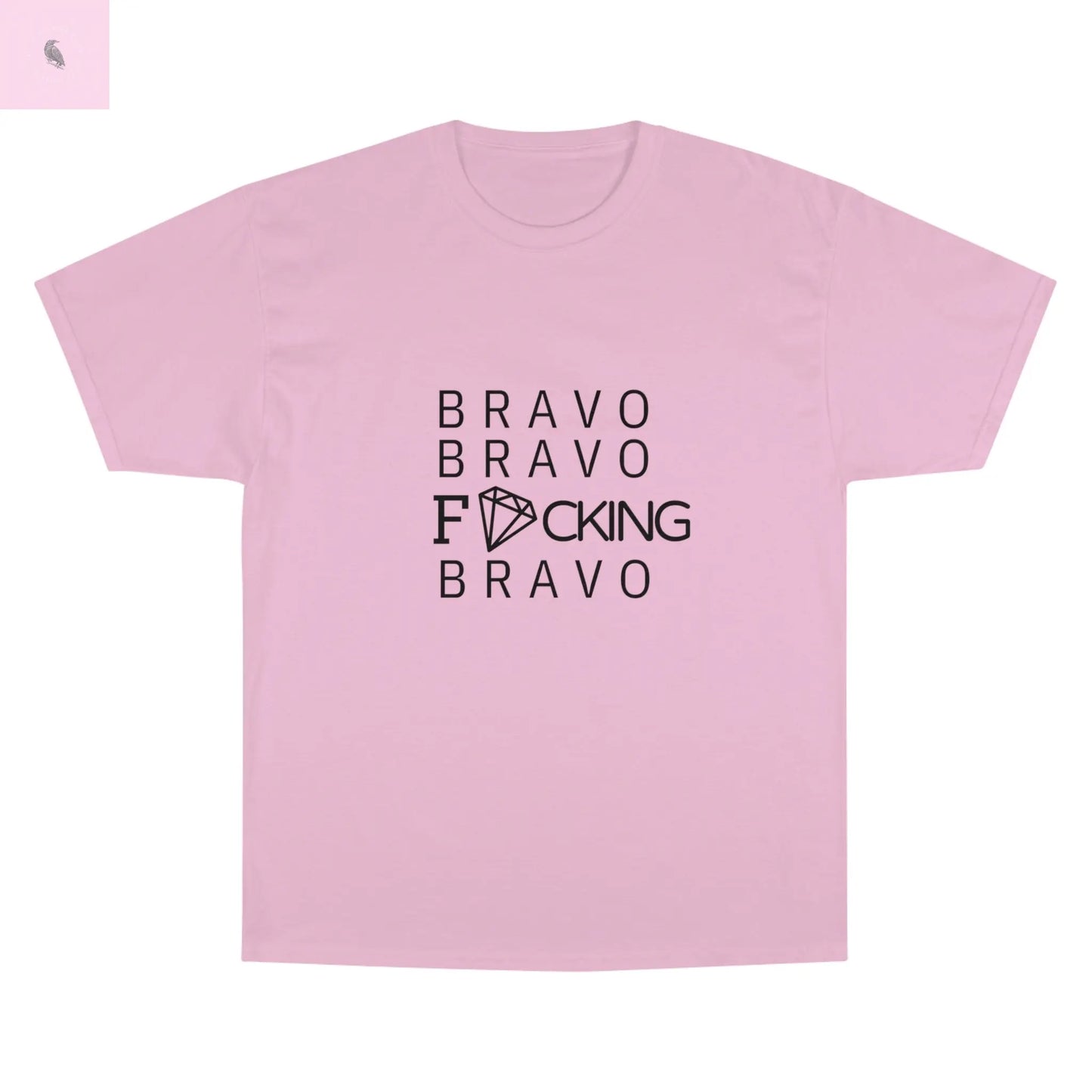 Reality TV Bravo Fan Champion Tee the flirty crow