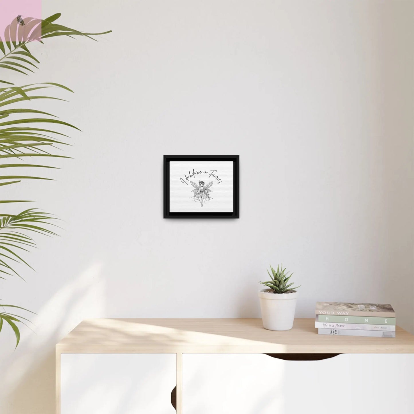 Fairies Canvas, Framed (Multi-color) - The flirty crow