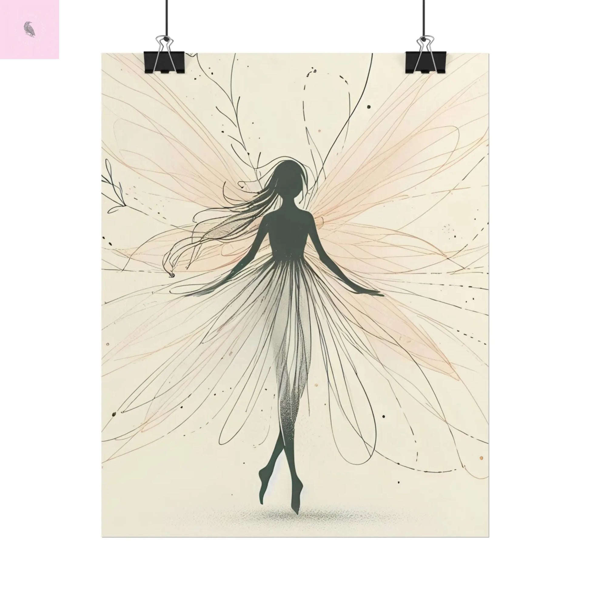 Fairy Poster - The flirty crow
