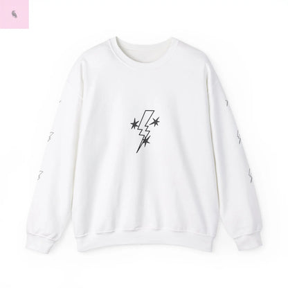 Lightning Bolt Crewneck Sweatshirt the flirty crow