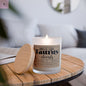 Astrology Lovers Glass Candle the flirty crow